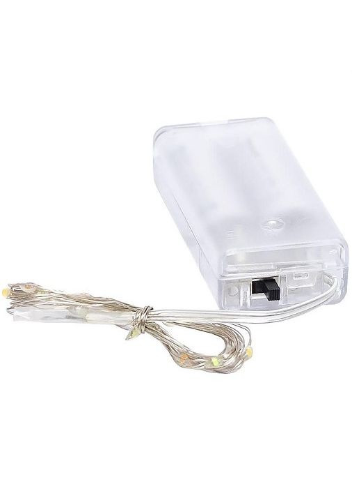 Светодиодная гирлянда нить на 2-х батарейках 20 LED лампочек 2 м 5 шт(2104618699) No Brand (361854773)