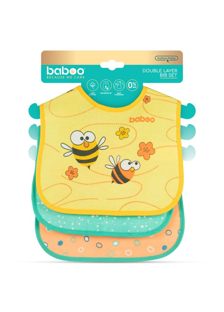 Набір нагрудників Friends, 3 шт, 0+ місяців () Baboo 11-018 (335973913)