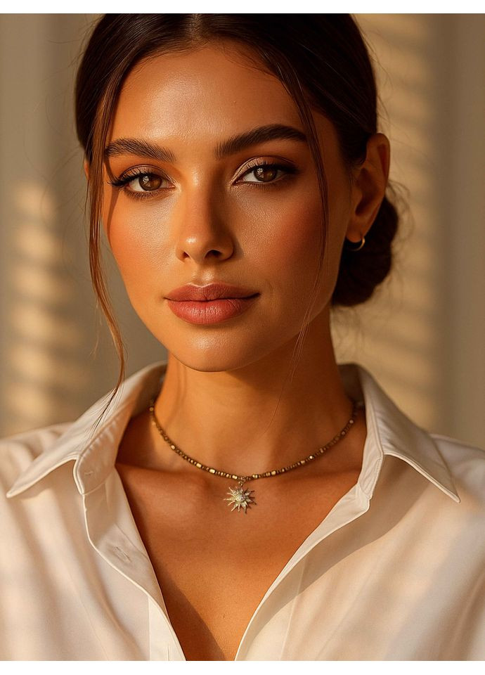 Чокер із гематиту з сонцем 1229 LeBijou (368231280)