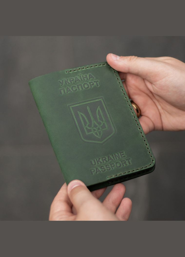 Обложка на паспорт, зелёный цвет SD Leather (285720150)