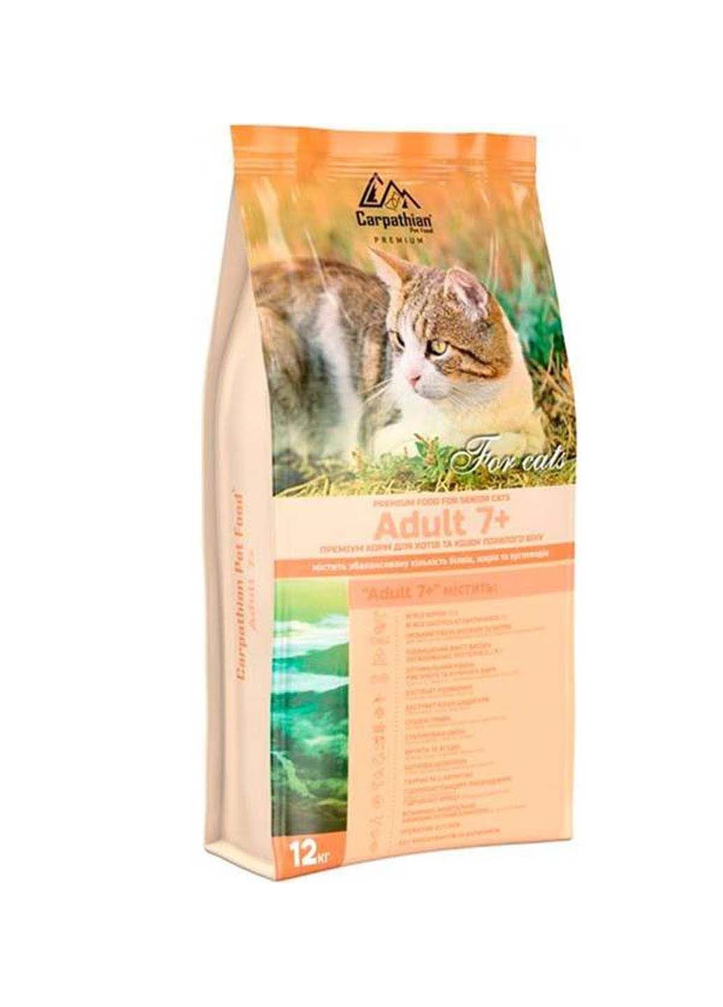 Сухой корм для кошек Adult 7+ 12 кг Carpathian Pet Food (286472969)