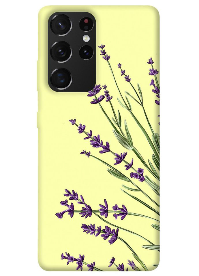 Чехол с принтом для Samsung Galaxy S21 Ultra/для самсунг галакси с21 ультраLavender art No Brand (339065198)