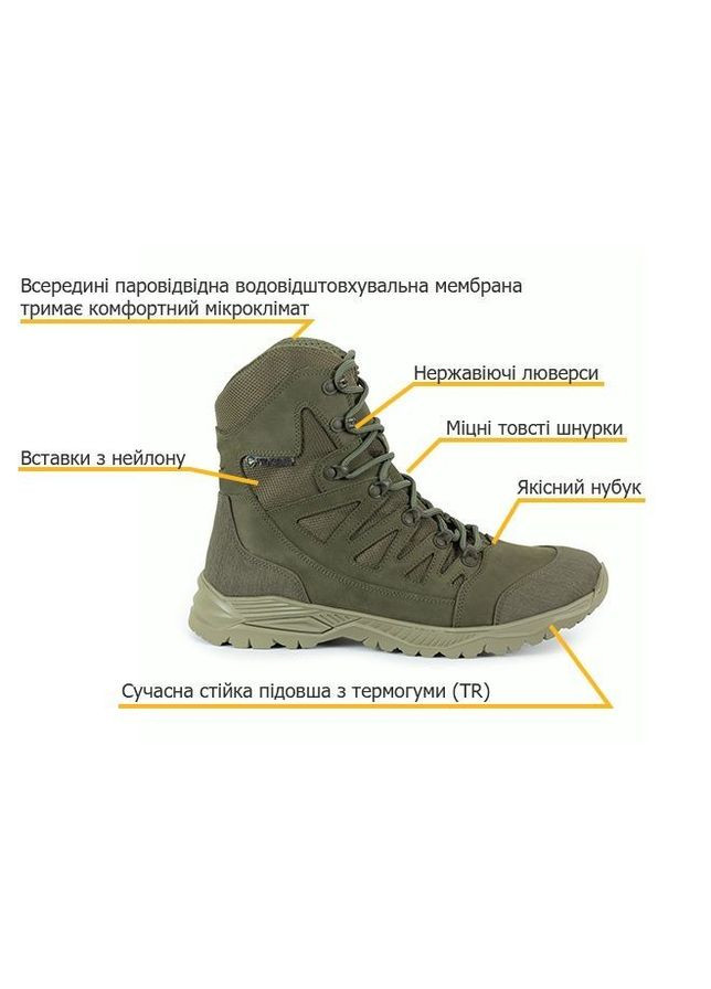 Черевики тактичні зимові Cobra 925, Olive, 39 41 Vik-Tailor (315878925)
