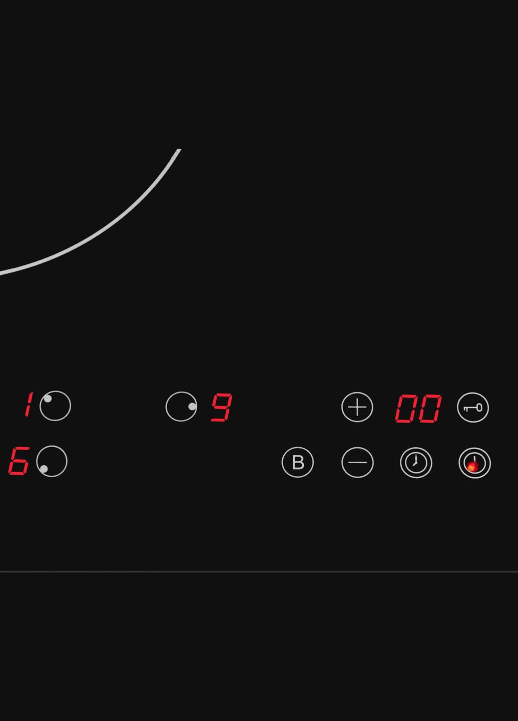 Электрическая варочная поверхность H2EBHG SE 45 BL V ELEYUS (329997253)