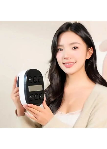 Аккумуляторный роликовый массажер с подогревом LKL-0128 беспроводной вибрационный для всего тела. HandyHeat (363833231)