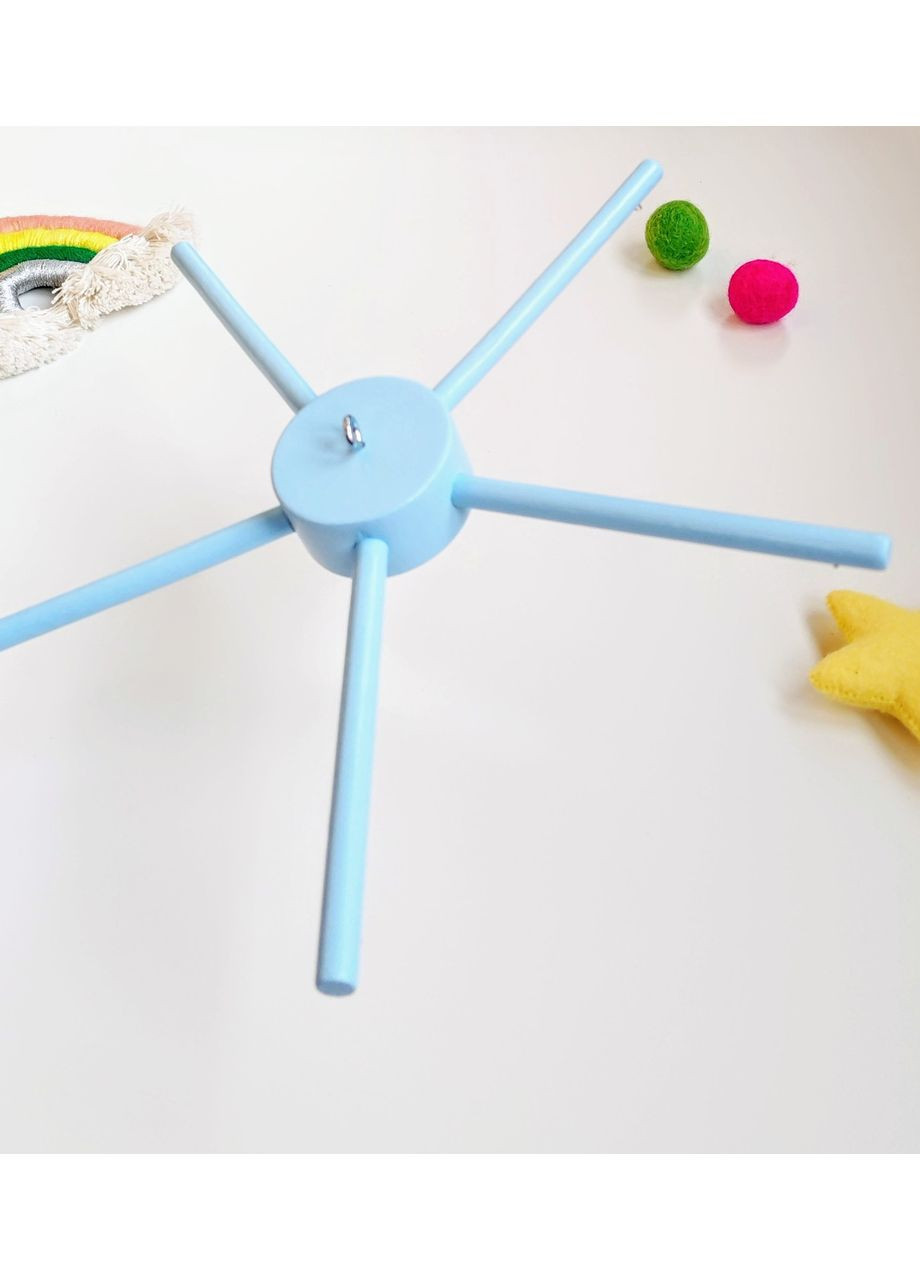 Основа Крестовина для детского мобиля, 5 лучей, 28 см, No Brand (362679076)