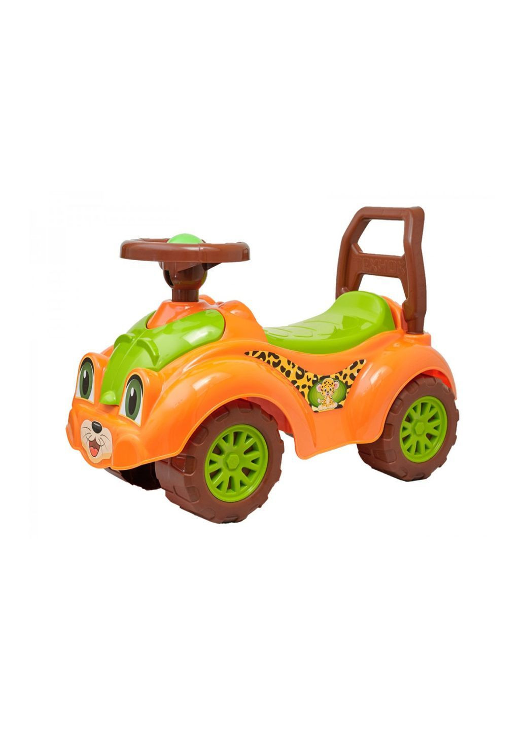 Прогулочный автомобиль толокар Гепард Оранжевый (40280654431) ТехноК (371191510)