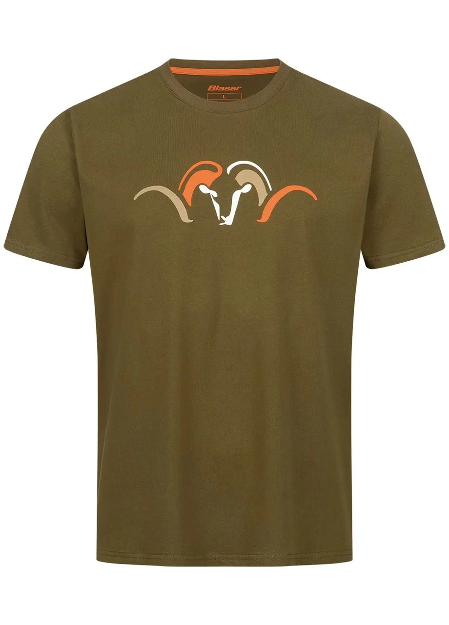 Оливковая футболка blaser active outfits t25 argai dark olive No Brand