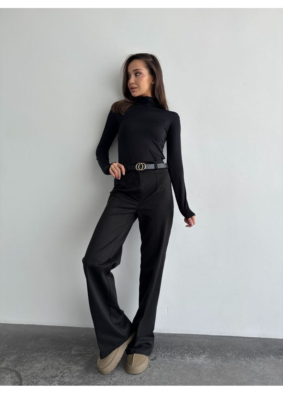 Брюки 813 классические трикотаж шерсть,клеш Україна (368536778)