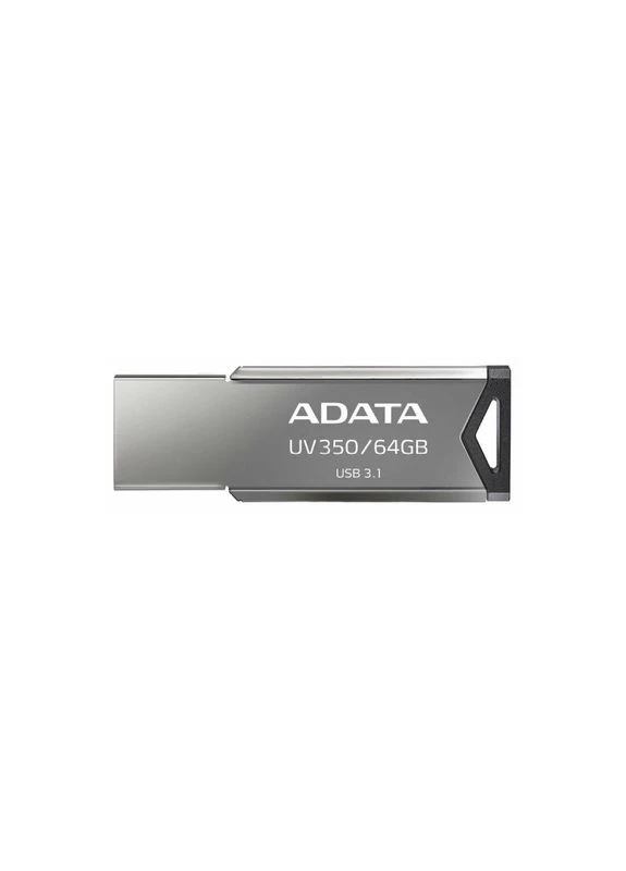 Флешка UV 350 64 ГБ USB 3.2 Gen 1 срібляста ADATA (401871663)