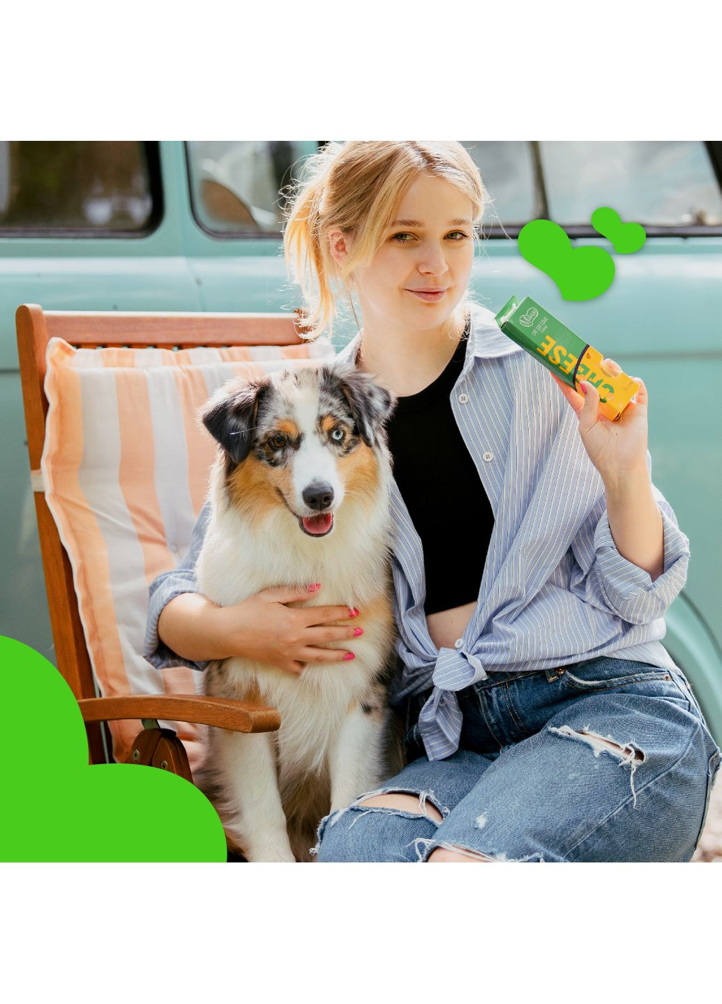 Ласощі для собак Сирні палички з кропом 70 г Mavsy (353515454)