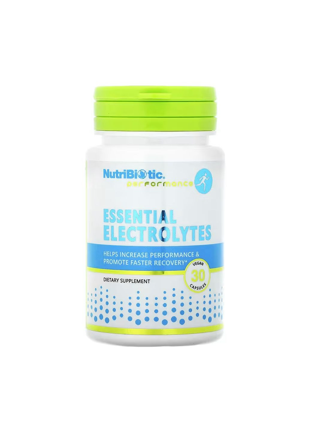 Электролиты для восстановления Essential Electrolytes 30 капсул без глютена NutriBiotic (367956331)