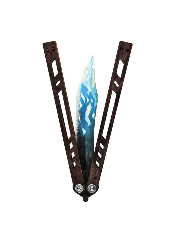 Ніж дерев'яний сувенірний "SO-2 Метелик COLD FLAME" SO2BAL-C Сувенір-Декор (367968142)