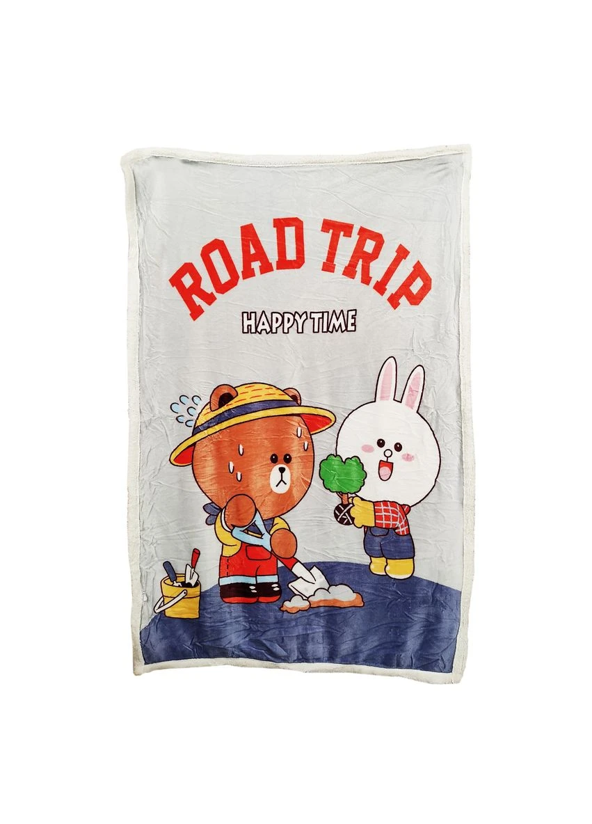Дитячий плед-ковдра велюр з шерпою Happy Time HomeBrand (373293904)