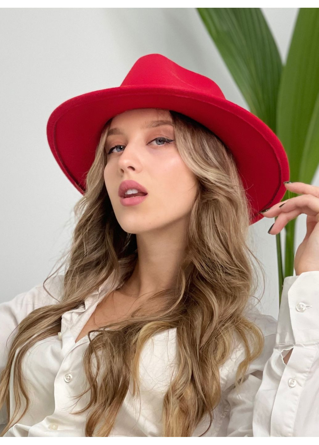 Шляпа Федора унисекс с регулировкой размера (поля 7 см) демисезон No Brand (362346147)