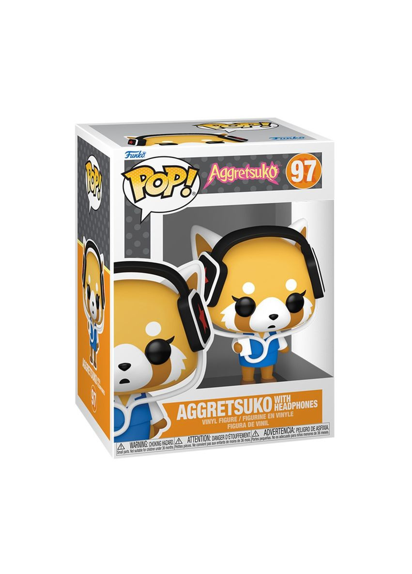 Игровая фигурка POP! серии Sanrio - Агрессивная Рэцуко в наушниках Funko (351360951)