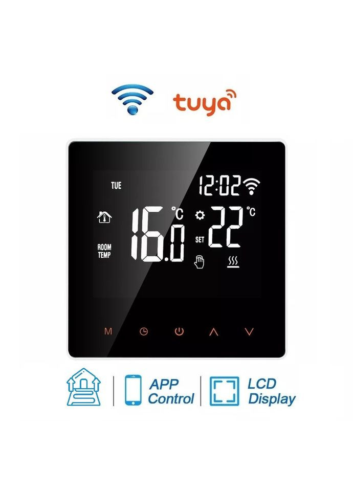 Wi-Fi термостат для теплої підлоги No Brand (334302265)