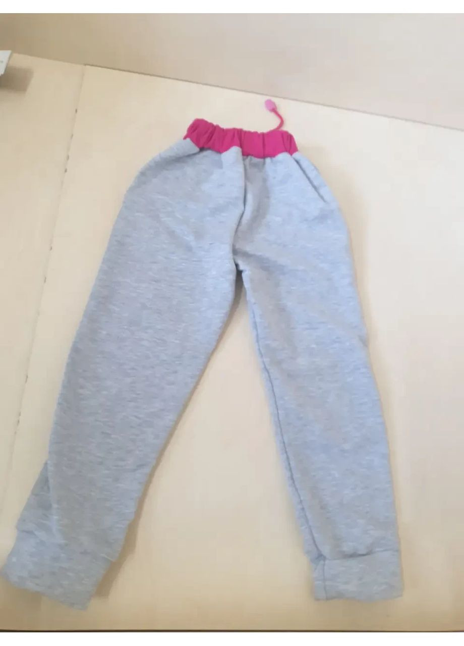 Комбинированные брюки No Brand