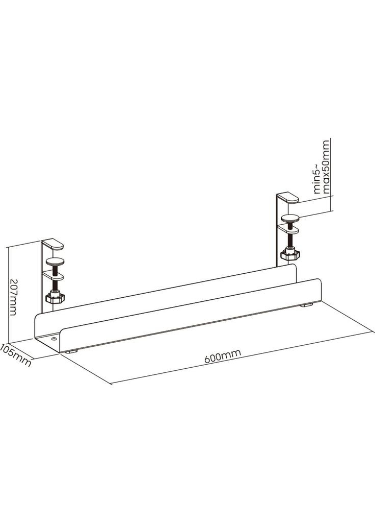 Органайзер для кабелю CT500W White OfficePro (370622322)