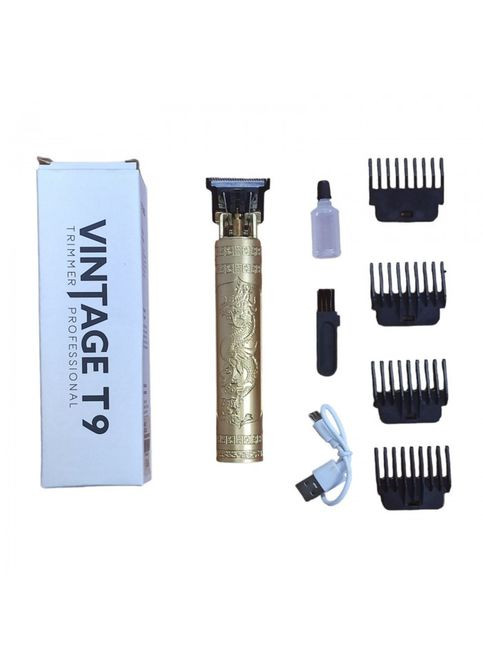 Машинка триммер для стрижки волос и бороды Vintage T9 4 насадки (1.5, 2, 3, 4 мм) No Brand (323486460)