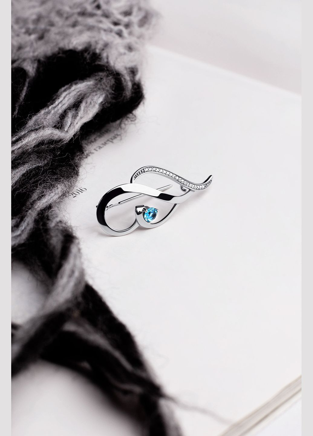 Срібна брошка (9528) IRIJ (340334230)