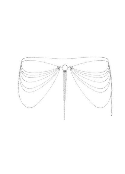 Ланцюжок трусики або ліф Magnifique Waist Chain – silver, прикраса на тіло Bijoux Indiscrets (298938339)