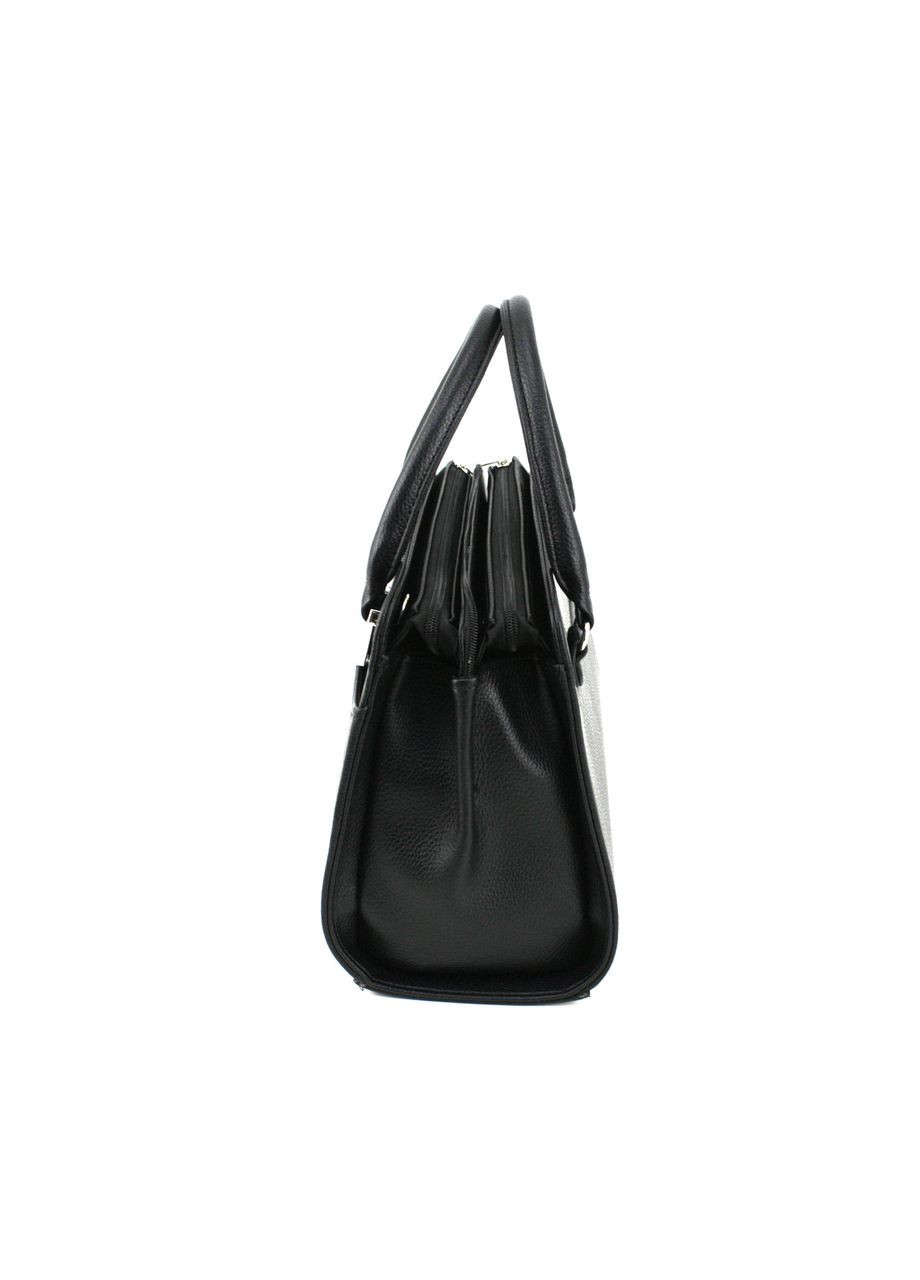 Классическая деловая сумка с жестким каркасом 795150-1 черная Voila (348418701)