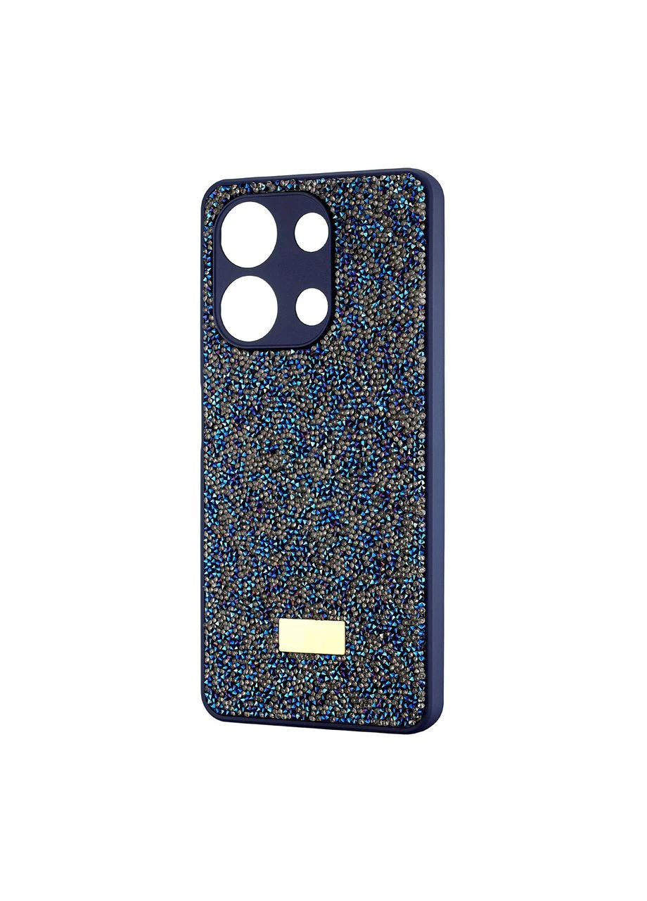 Чохол силіконовий протиударний для Redmi Note 13 4G із захистом камери синій Case (370164678)