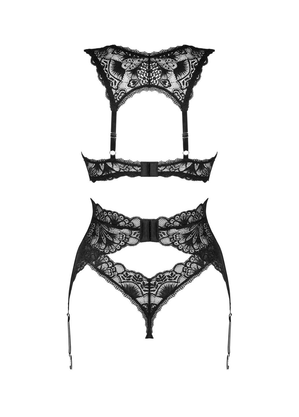 Чорний демісезонний donna dream 3-pcs set Obsessive