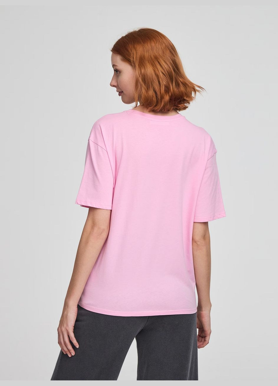 Рожева літня футболка жін Terranova