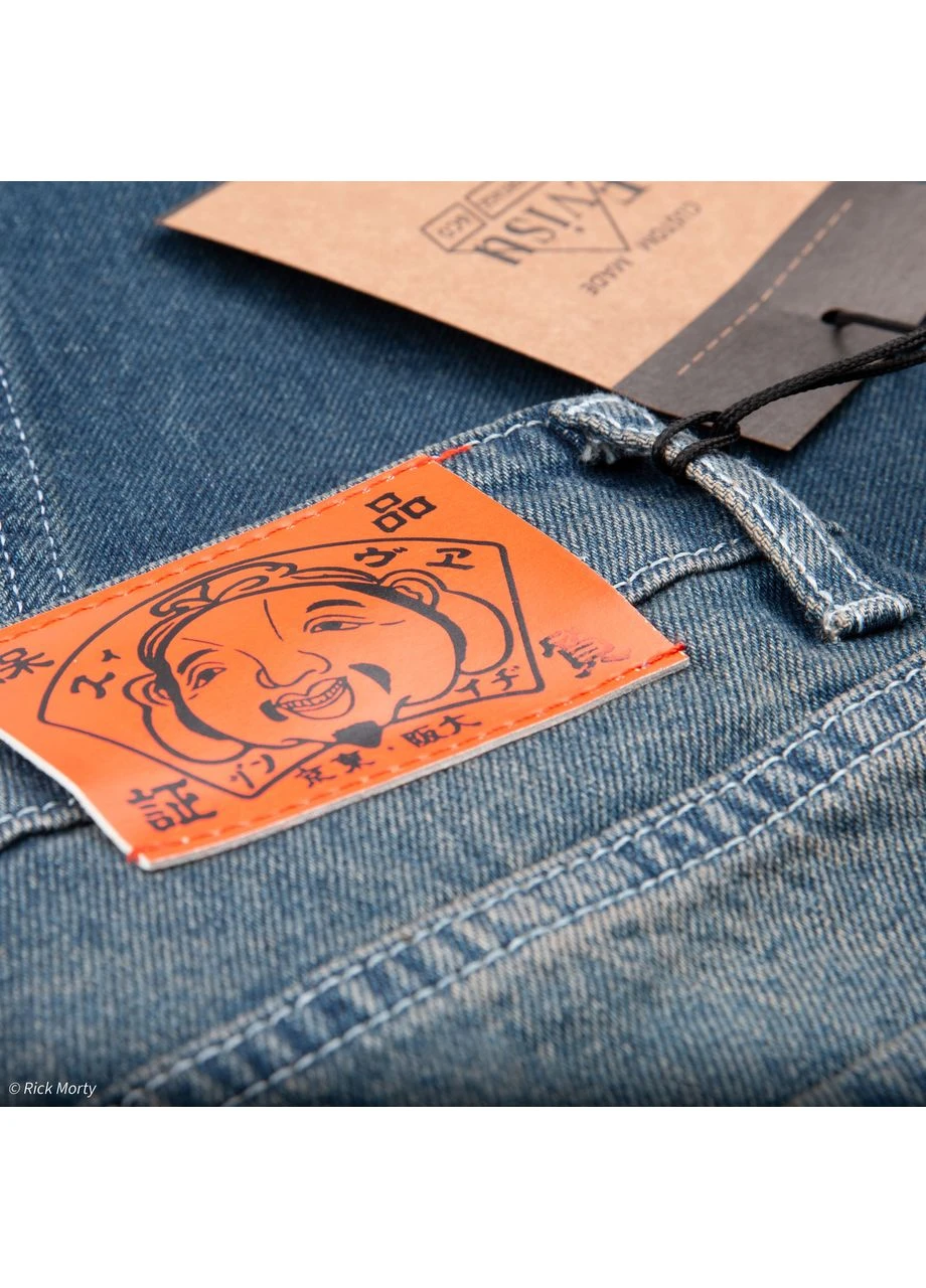 Чоловічі широкі джинси сині, оверсайз, Y2K, вуличний стиль Evisu (402491221)