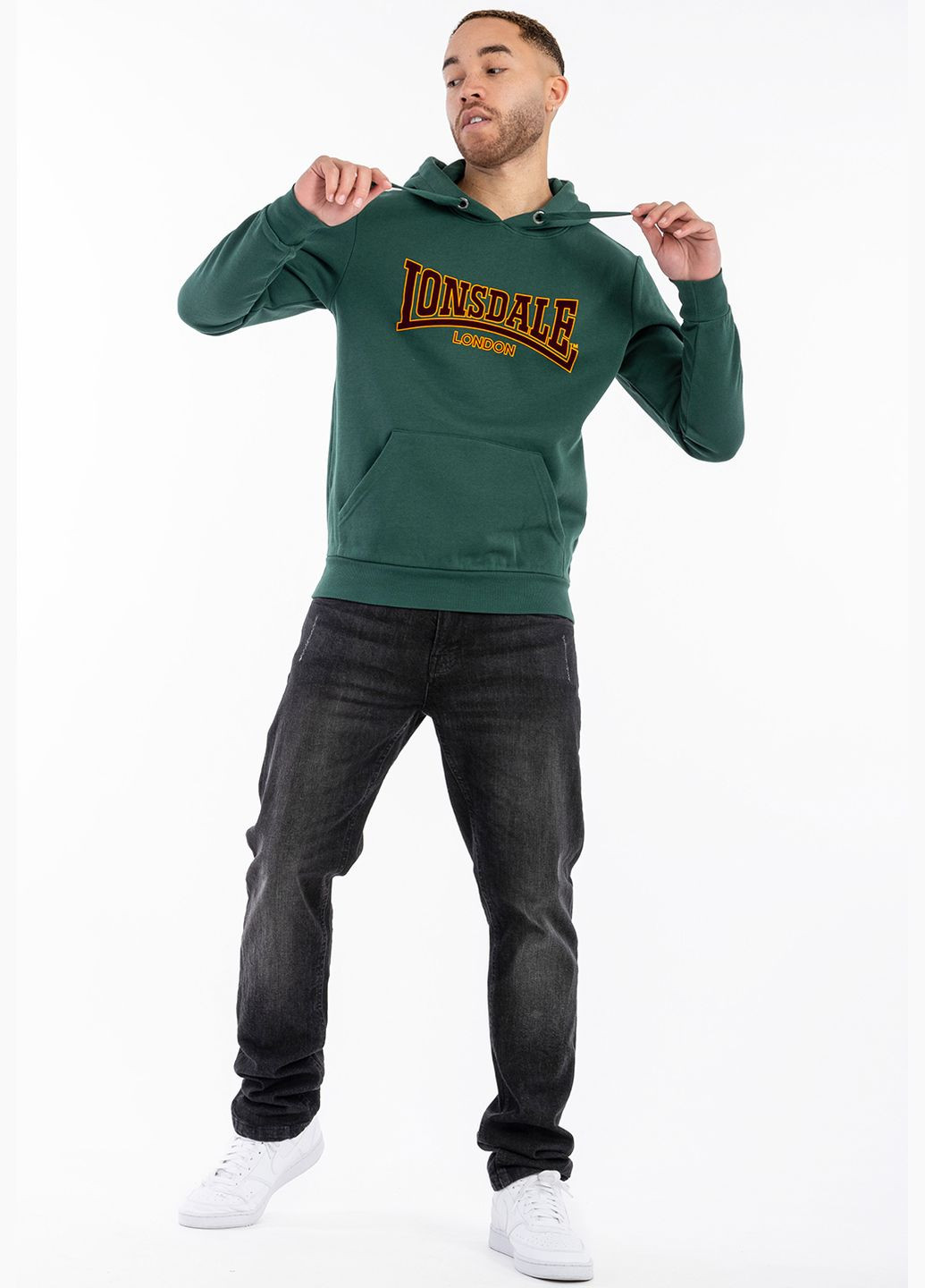 Худи флисовое Lonsdale Hooded classic ll002 (301404259)