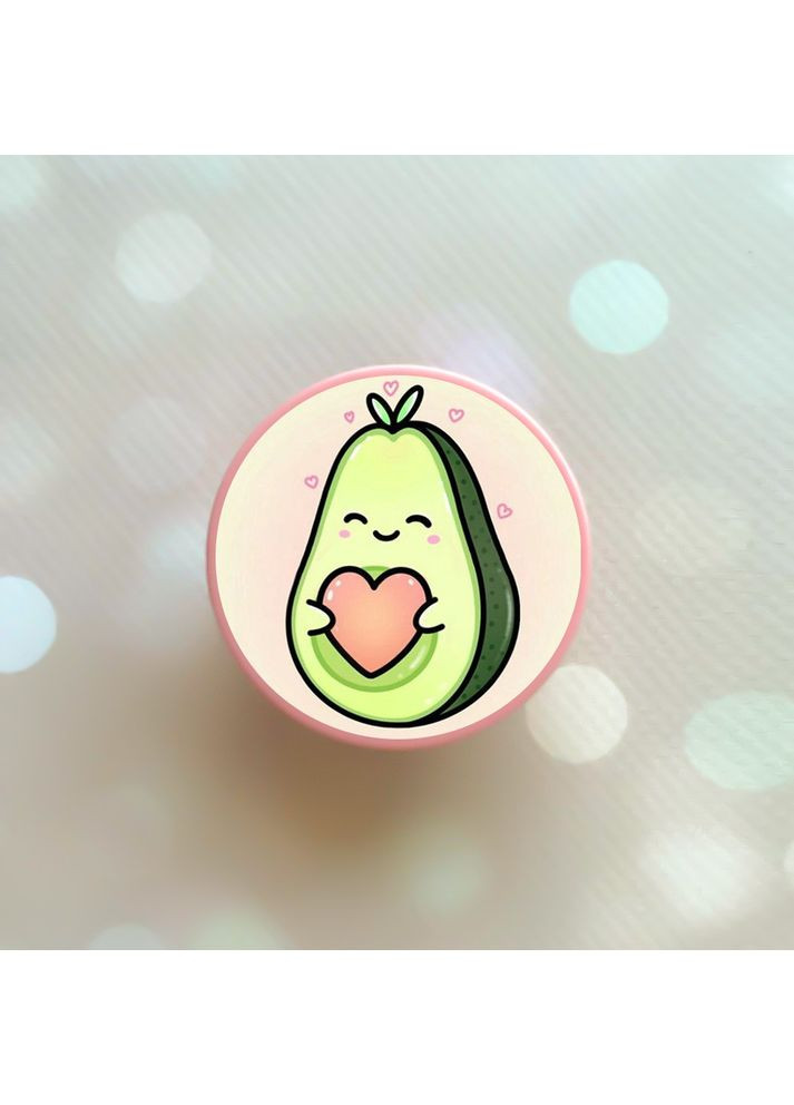 Держатель для смартфона / планшета попсокет Popsocket:: Кавай авокадо с сердечком (принт 310) Creative (360681093)