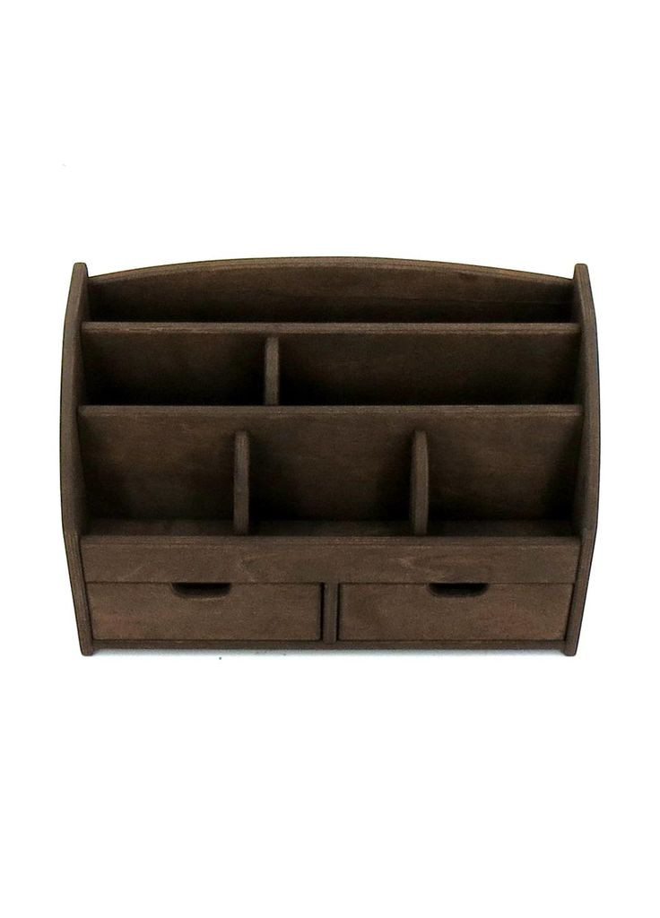 Органайзер настільний з дерева Едгар капучино (КНЦ-001309) No Brand (328226210)