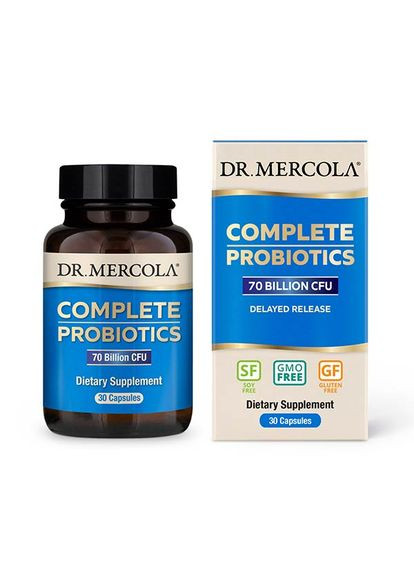 Пробіотики і пребіотики Complete Probiotics 70 Billion CFU, 30 капсул Dr. Mercola (333997979)