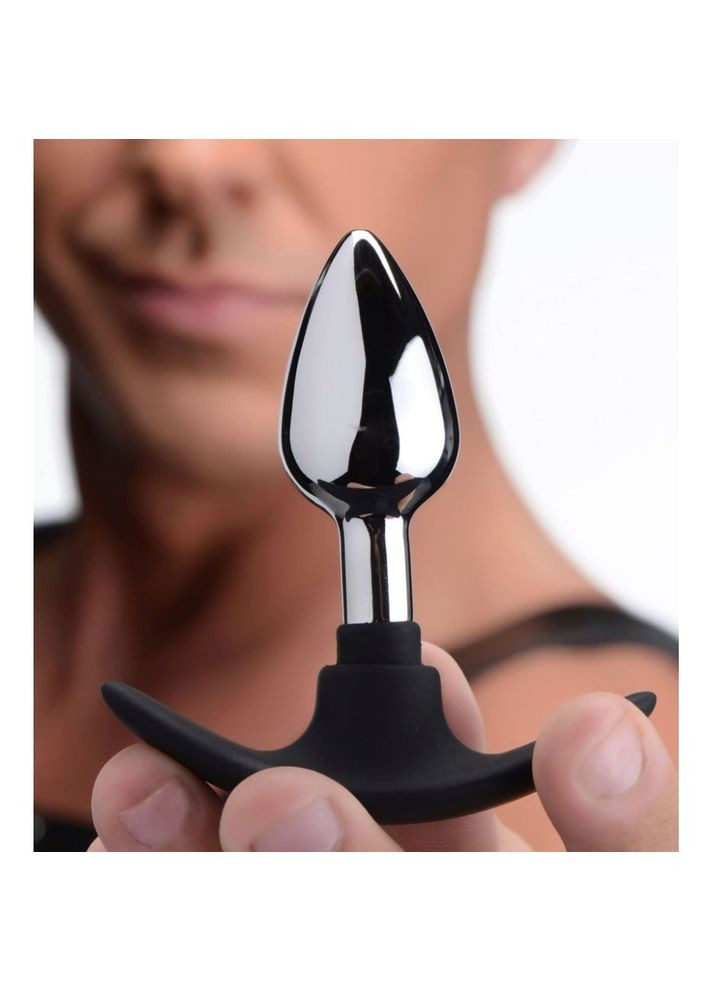 Анальний металевий затор Dark Invader Anal Plug Metal, Small Master Series (297131734)