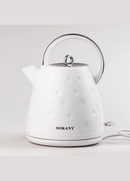 Электрочайник SK-1033 бесшумный чайник 1850 Вт 1.7л Белый Sokany (296925816)