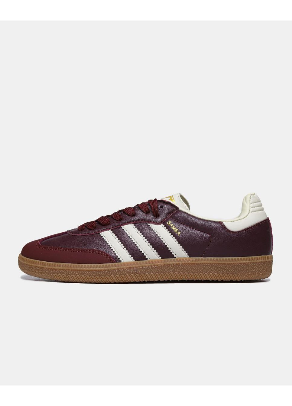 Білі Осінні кросівки чоловічі adidas wmns samba og maroon адідас No Brand