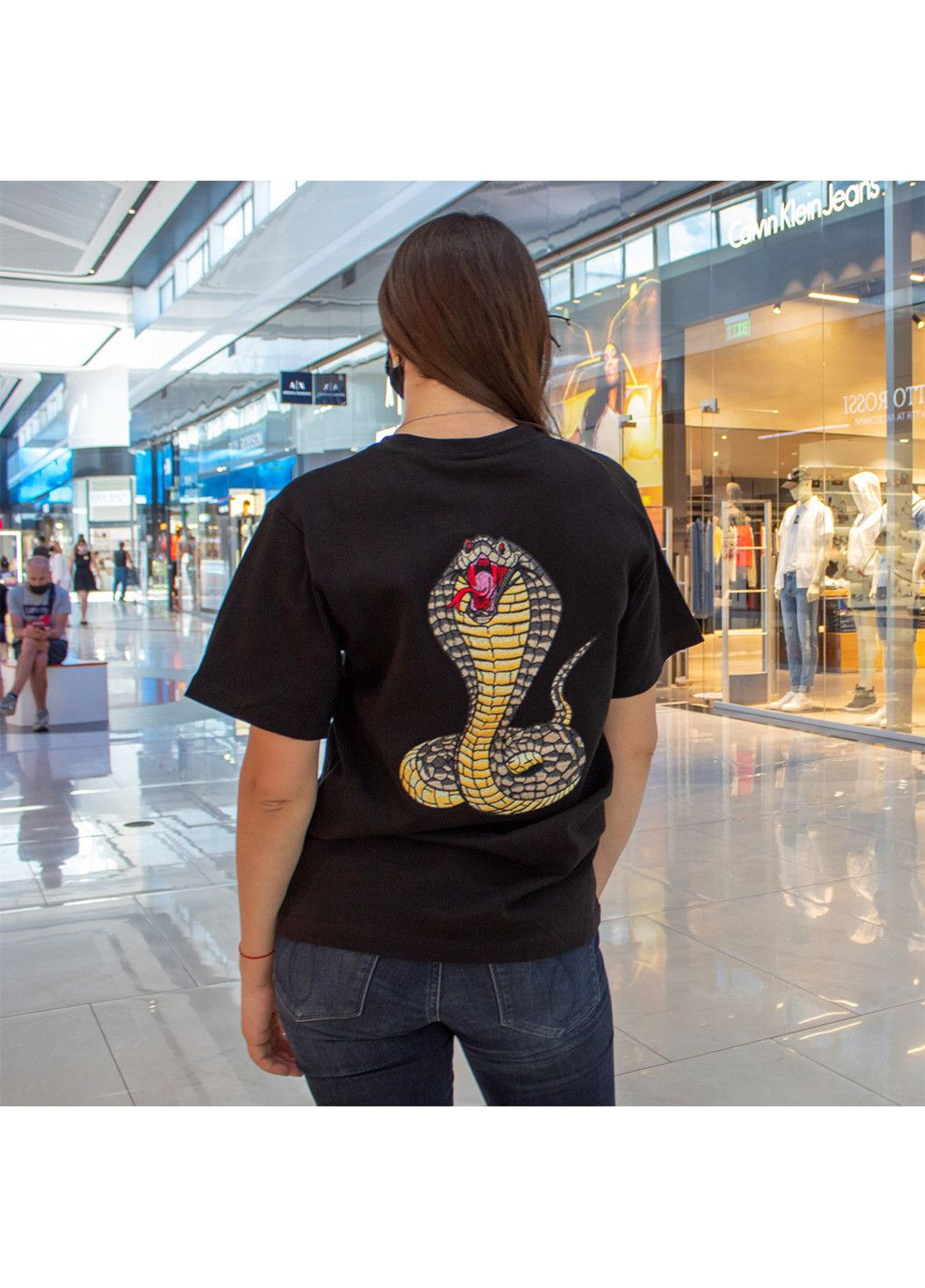 Жіноча Футболка Big Cobra Black No Brand - (333962171)