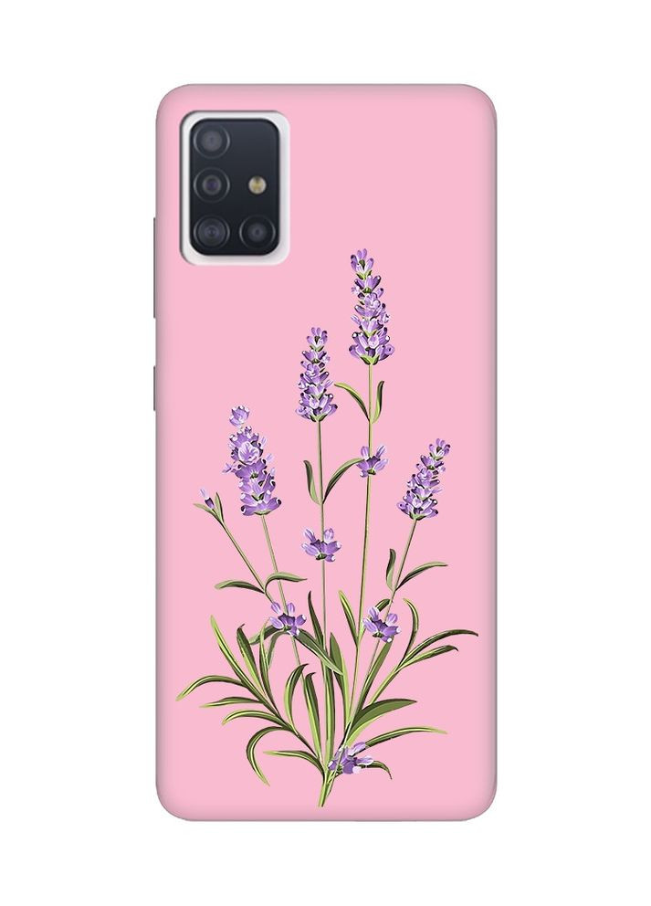Матовый чехол на Samsung Galaxy A71 / A715:: Веточки лаванды (принт 266) Creative (359488345)