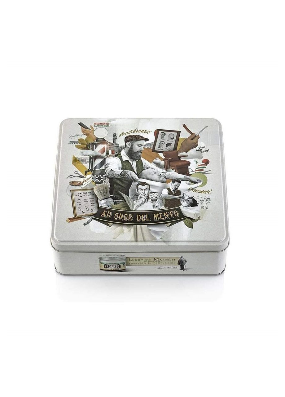 Подарунковий набір для бороди Azur Lime Beard Kit (balm/100ml + ѕhамр/200ml + oil/30ml) Proraso (341538830)