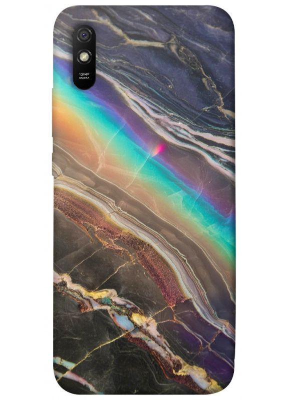 Чехол с принтом для Xiaomi Redmi 9A / для Ксяоми, сяоми, ксиоми редми 9А Радужный мрамор No Brand (338604688)