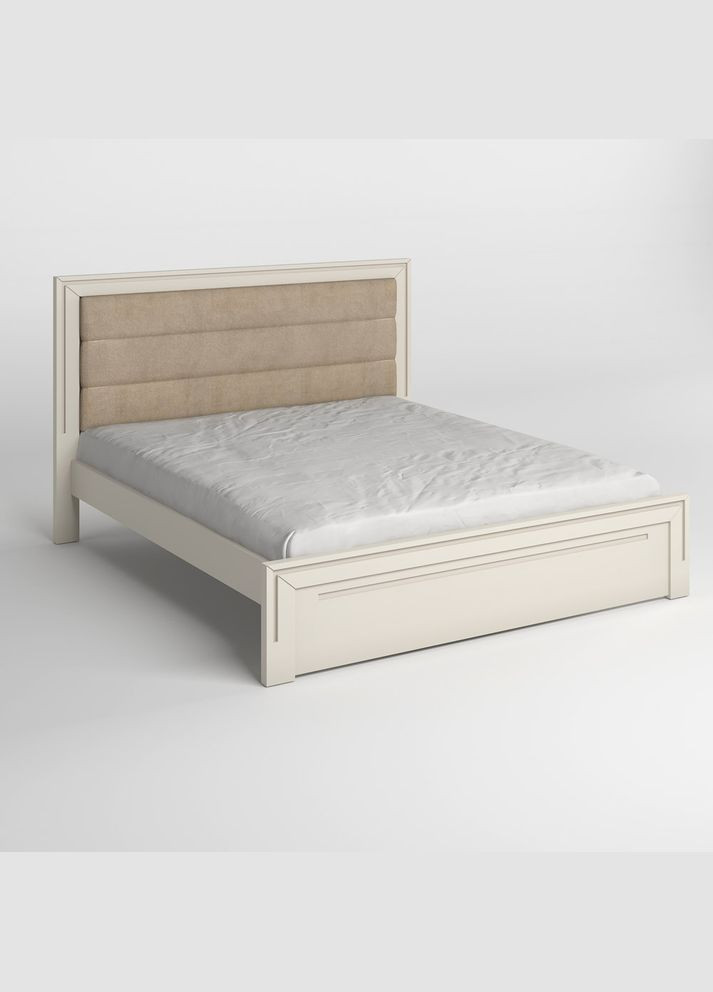 Односпальная деревянная кровать Торонто Т5 (S2005Y50R)/Аляска 23 (бежевый) 90х190 см (MBG-10687) Mebigrand (366085211)