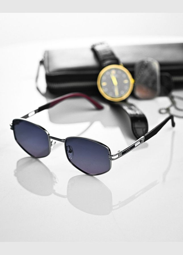 Стильные мужские солнцезащитные очки Catier серебристые Freedom (328925656)