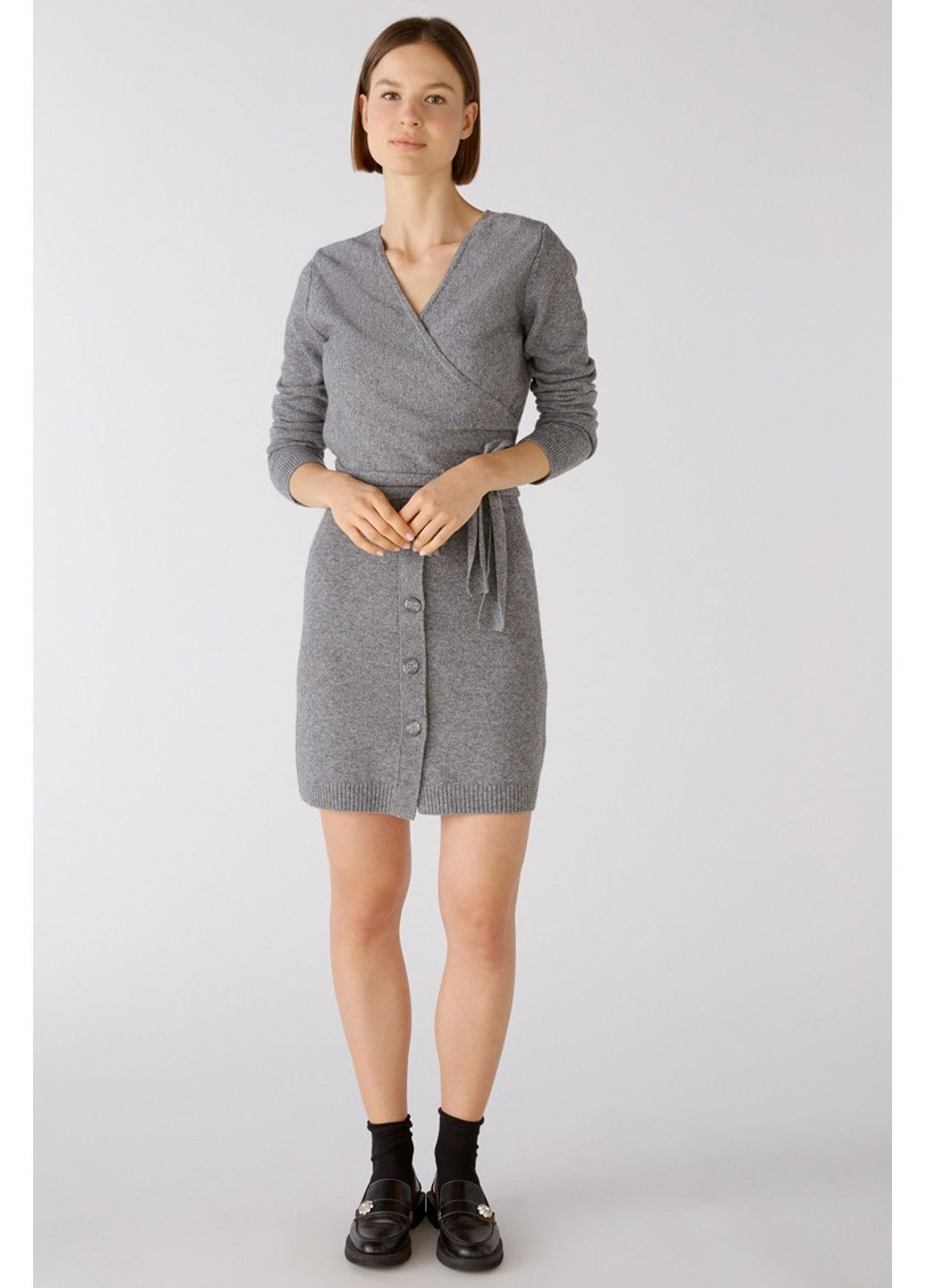 Серая юбка женская мини 79407-1231608 Oui