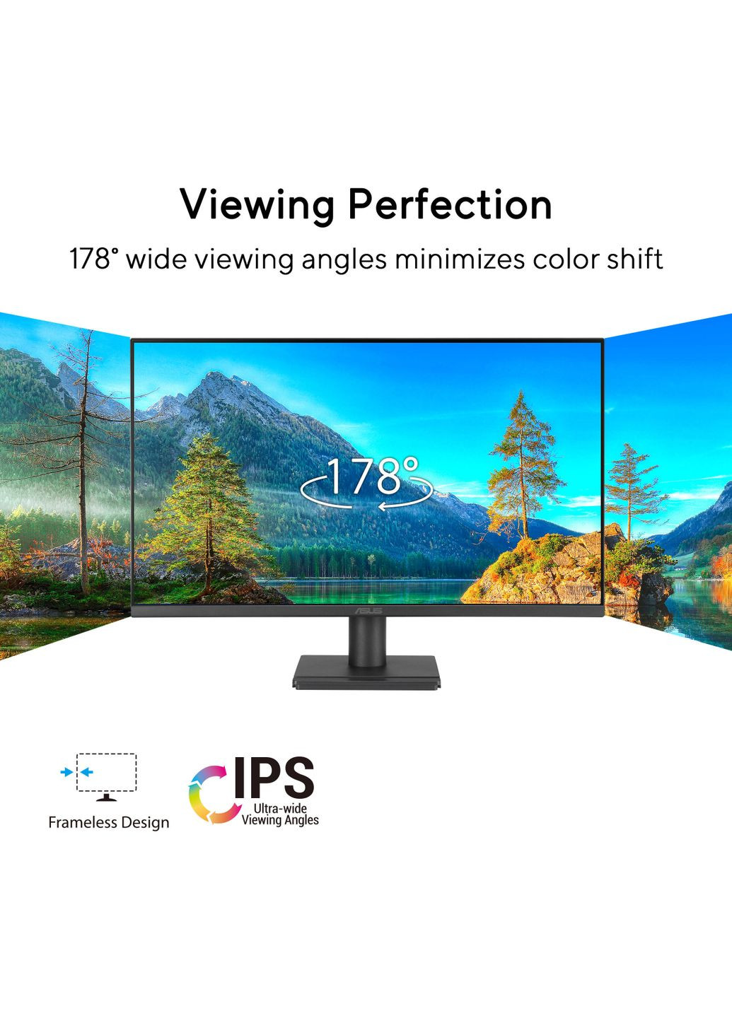 Монитор 27" VA279HG D-Sub, HDMI, Audio, IPS, 120Hz, 1ms, sRGB 99%, AdaptiveSync Asus (362347620)