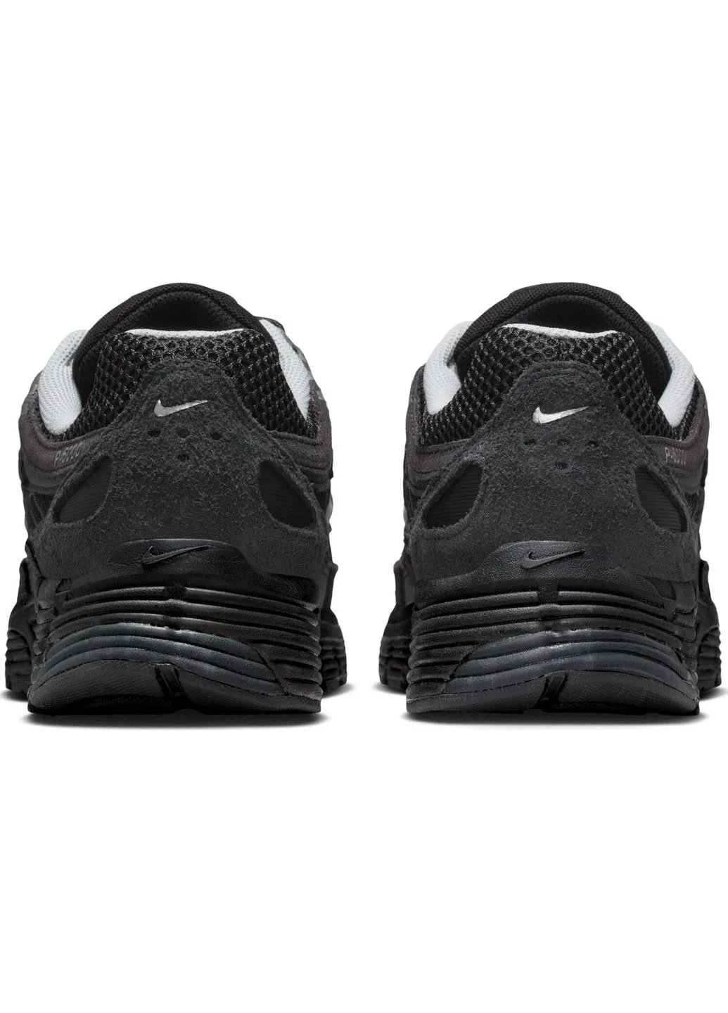 Черные кроссовки черно-серебряные hf0015-002 Nike P-6000 SE