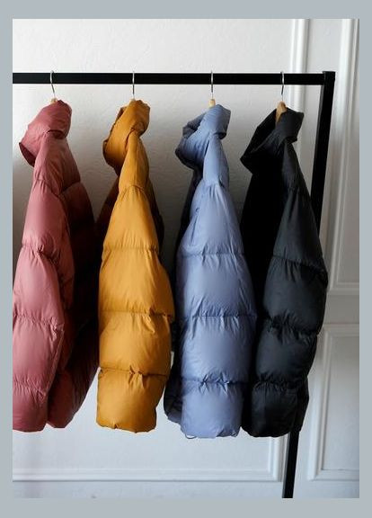 Коричневий демісезонний Пуховик One