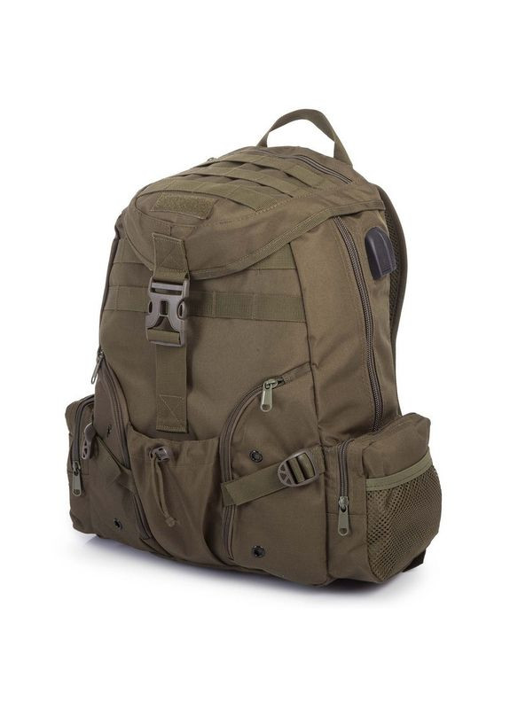Рюкзак тактический трехдневный штурмовой SILVER Pro (нейлон, оксфорд, р-р 44x30x15см, 20л, Оливковый) (TY-03_Оливковый) SILVER KNIGHT (361436419)