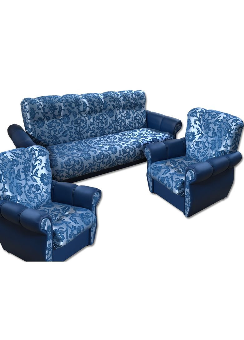 Комплект диван книжка та два крісла Рібека ТМ No Brand (322500701)